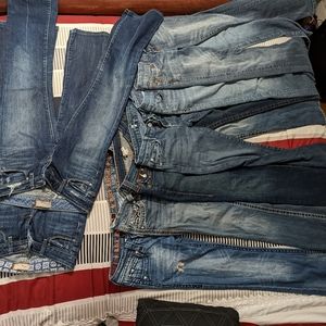 Name brand Jeans size 7 pair 25 1 pair 26